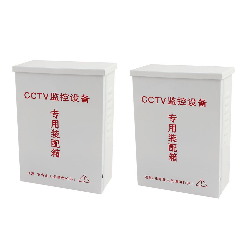 Aexit 180mm x 135mm x 70mm Waterproof Iron Assembly Box Gray for CCTV Security Camera 2Pcs (a728ef8c5862d8ad282865da09dc8410)