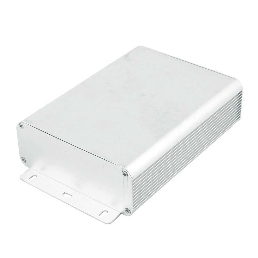 Aexit 45 x 122 x 160mm Multi-purpose Extruded Aluminum Enclosure Box Silver Tone (41981c459bcc0a46d0903c56a6f9eddf)