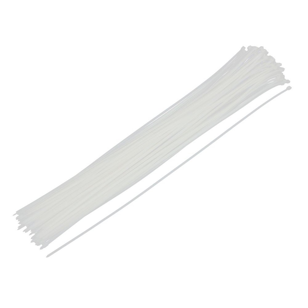 Aexit 1cm x 100cm Nylon Self Locking Cable Zip Ties Fastener Beige 100pcs (1dd2aa254f45ba18cf8ba9a1eb179740)