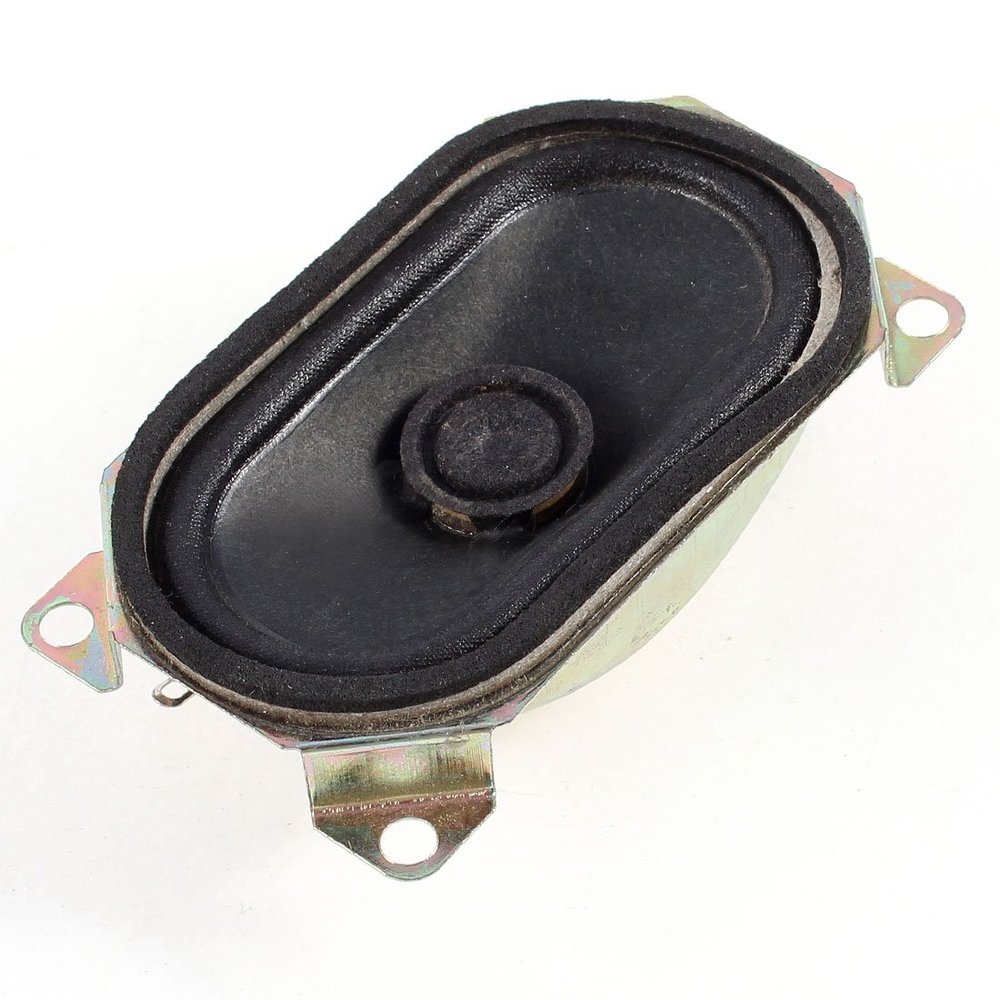 Aexit 70mmx40mm Metal Rectangular Internal Magnet Speaker 5 Watt 4 Ohm (0832de65efab3327e538a507585e47cd)