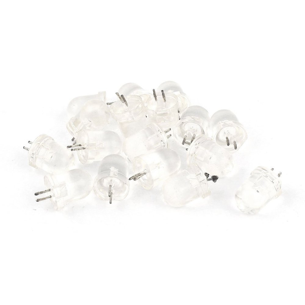 Aexit 20 Pcs 8mm 250mW 850nm Infrared IR LED Night Vision Light Lamp Bulb (8f575cfa677101b459237831431c9d58)