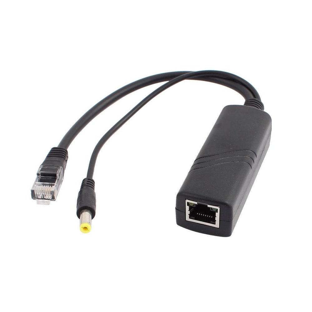 Aexit 48V Input IP Camera RJ45 POE Power Over Ethernet Adapter Injector Cable (4022fa1682fd1f84481c5f436bd072ec)