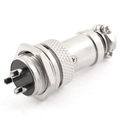 Aexit AC 250V 15A 3P Contact Male Female Panel Aviation Metal Wire Connector (b5ce5b5fca60f4f367288447a78a85b9)