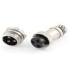 Aexit AC 250V 15A 3P Contact Male Female Panel Aviation Metal Wire Connector (b5ce5b5fca60f4f367288447a78a85b9) view 3