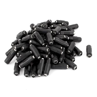 Aexit 100Pcs CCTV Camera DC Power Female to Female Jack Adapter 2.1x5.5mm Connector (3e5783246cd3d257f3992d4e12f2be95)