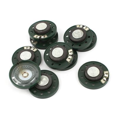 Aexit 10 Pcs 0.25W 8Ohm 35mm Round Plastic Shell Magnet Electronic Speaker Loudspeaker (fa0941c3565d02d2551327af74551355)