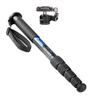 Leofoto Killer Kit MP-285C + LH-25 Ball Head 5 Section CF Travel Monopod Carbon Fiber 60" Tall 17" Folded 1/4" & 3/8" view 2