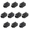 Fielect 15Pcs 3.5mmx1.3mm DC Power Jack Plug 3 Pin Female Socket Connector, DC-003A view 1