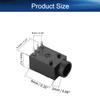 Fielect 15Pcs 3.5mmx1.3mm DC Power Jack Plug 3 Pin Female Socket Connector, DC-003A view 2