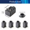 Fielect 15Pcs 3.5mmx1.3mm DC Power Jack Plug 3 Pin Female Socket Connector, DC-003A view 3
