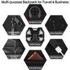 18.4 Inch Laptops Backpack, 55-60L Extra Large Travel Laptop Backpack with USB Charging Port, TSA Friendly Flight Approved and RFID Anti-Theft Pocket, Water Resistant Suiltable for Large Gaming Laptop view 3