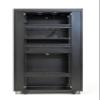 32U32in Depth Floor Standing Server Rack Cabinet. Glass Door (Temperature Control Panel+Sensor, 4 Fans,8way PDU(ROHC),Spring Lunch Looking Doors, 4 castors, 1 Shelf, 3 Brash Cable Entry-Free!!!) view 4