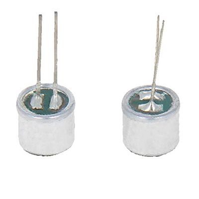 Fielect 20Pcs 6050P-54DB Electret Microphone Pickup 6mm x 5mm Cylindrical Condenser MIC with Pins