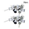 Fielect 20Pcs 6050P-54DB Electret Microphone Pickup 6mm x 5mm Cylindrical Condenser MIC with Pins view 3