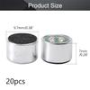 Fielect 20Pcs 9767-60DB Electret Microphone Pickup 9.7mm x 7mm Cylindrical Condenser MIC with Solder Joint for PCB view 2
