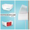 Screwless Wall Mount for Eero Mesh WiFi (NOT Compatible with Eero 6/Pro 6/Beacon), VHB Stick On Holder, Easy to Install, No Tools, No Mess, No Drilling, Strong Adhesive Mount, White by Brainwavz view 2