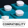 Screwless Wall Mount for Eero Mesh WiFi (NOT Compatible with Eero 6/Pro 6/Beacon), VHB Stick On Holder, Easy to Install, No Tools, No Mess, No Drilling, Strong Adhesive Mount, White by Brainwavz view 4