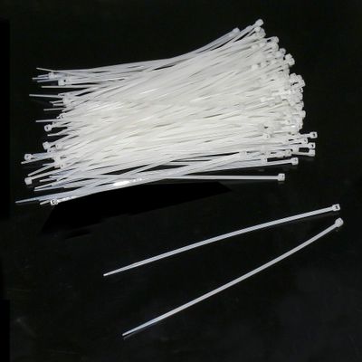 URBEST 1000 Pcs Self Locking Wire Cable Zip, Tie Fasten Wrap 6 Inch Nylon Zip Tie (White)