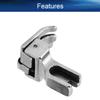 Othmro 1Pcs Industrial Sewing Machines CL Right Side Edge Guide Compensating Presser Foot Metal Presser Feet Sewing Presser Foot 1/8inch for Replacement Accessories Silver view 3