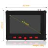 SGEF CCTV Tester 4-in-1 Portable Camera HD 8MP AHD/TVI/CVI/CVBS Analog 4.3-inch LCD Moniter Analog Video Test Cable Test PTZ Control 12V Power Output UTC OSD Control (6300W) view 2