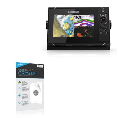 BoxWave Screen Protector Compatible with Simrad NSS7 Evo3 - ClearTouch Crystal (2-Pack), HD Film Skin - Shields from Scratches
