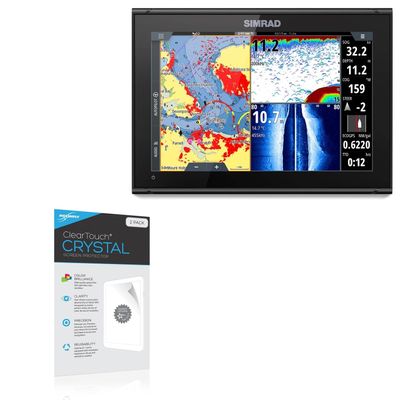 BoxWave Screen Protector Compatible with Simrad GO7 XSR - ClearTouch Crystal (2-Pack), HD Film Skin - Shields from Scratches