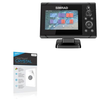 BoxWave Screen Protector Compatible with Simrad Cruise 5 - ClearTouch Crystal (2-Pack), HD Film Skin - Shields from Scratches