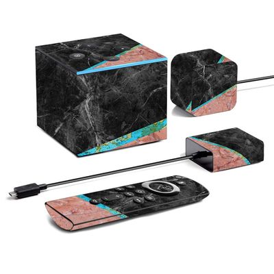 MightySkins Skin for Amazon Fire TV Cube (2020) - Cut Marble | Protective, Durable, and Unique Vinyl Decal wrap cover | Easy To Apply, Remove, and Change Styles | Made in the USA, AMFITVCU2-Cut Marble