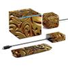 MightySkins Skin for Amazon Fire TV Cube (2020) - Mosaic Gold | Protective, Durable, and Unique Vinyl Decal wrap Cover | Easy to Apply, Remove, and Change Styles | Made in The USA view 1