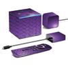 MightySkins Skin for Amazon Fire TV Cube (2020) - Purple Diamond Plate | Protective, Durable, and Unique Vinyl Decal wrap Cover | Easy to Apply, Remove, and Change Styles | Made in The USA view 1