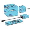 MightySkins Skin for Amazon Fire TV Cube (2020) - Billfish Stripes | Protective, Durable, and Unique Vinyl Decal wrap Cover | Easy to Apply, Remove, and Change Styles | Made in The USA view 1