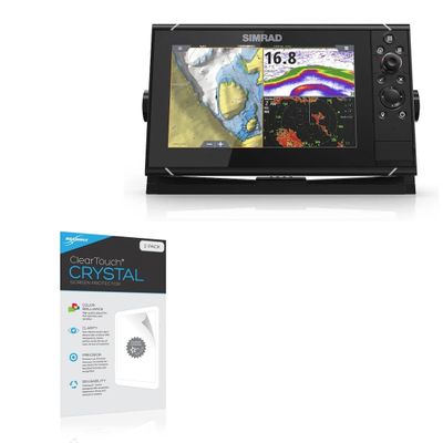 BoxWave Screen Protector Compatible with Simrad NSS9 Evo3 - ClearTouch Crystal (2-Pack), HD Film Skin - Shields from Scratches