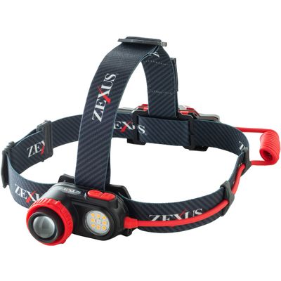  Fuji Lighter, ZX-R730 LED Light, Rechargeable, Up to 1,200 Lumens, Main LED Lighting Time: Up to 35 Hours, White/Red/Light Bulb Color