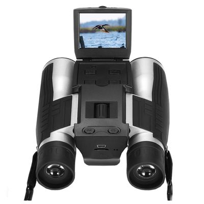 Digital Camera Binoculars, Eoncore 2 LCD Display Binoculars for Adults 12x32 5MP Video Photo Recorder for Bird Watching Hunting Sports Games 16GB TF Card