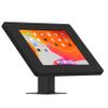 VidaMount Black Covered Home Button Enclosure and Rotating & Tilting Desk/Table Mount [Bundle] Compatible with iPad 10.2" (7th, 8th & 9th Gen) view 1
