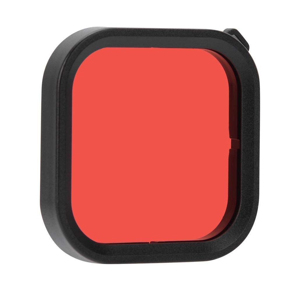 Diving Lens Filter, Photograph Diving Lens Filter with Hanging Strap, Red Filter, Filter, Filter for 8(Red)