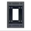 Lowell LWR-723 LWR Series 7U x 23 Inches Deep Wall Mount Rack/Cabinet; Front Mounting Section Swings Open from Its Backbox; Welded 16-Gauge Certified US Steel Backbox and Front Mounting Section view 3