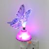 EONLYX Butterfly Night Light, Fiber Optic Butterfly Wall Lamp,Kids Plug LED Color Changing Night Light for Bedroom, Living Room,Baby Room (Purple) view 2