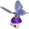 EONLYX Butterfly Night Light, Fiber Optic Butterfly Wall Lamp,Kids Plug LED Color Changing Night Light for Bedroom, Living Room,Baby Room (Purple) view 3