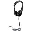 HamiltonBuhl Motive8 Mid-Sized Multimedia Headphone with in-line Volume Control , Black view 1