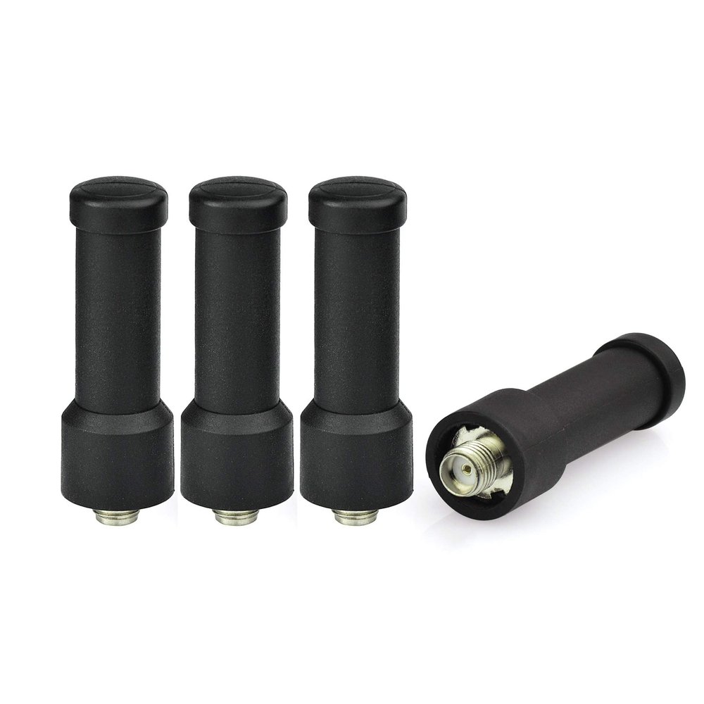 Bingfu UHF 400-470MHz Two Way Radio Antenna Replacement Walkie Talkie SMA Female Short Antenna 4-Pack Compatiable with BaoFeng BF-888S Arcshell AR-5 AR-6 AR-7 Retevis H-777 H-777S FRS Radio