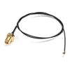 Othmro 1Pcs IPEX1 to SMA Female Pigtail Cable Coaxial RF1.13 Low Loss Cable,RF Coaxial Adapter Connector 0.5M Long Power Adapter Cable for Electronic Measuring Instrument Black view 1