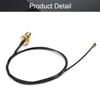 Othmro 1Pcs IPEX1 to SMA Female Pigtail Cable Coaxial RF1.13 Low Loss Cable,RF Coaxial Adapter Connector 0.5M Long Power Adapter Cable for Electronic Measuring Instrument Black view 3