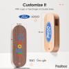 Possibox Custom Swivel Wooden USB 2.0 Flash Drive 32GB Imprinted or Engraved with Your Logo - Bulk Wholesale Promotional - 200 Pack view 2