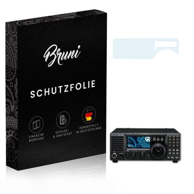 Bruni Screen Protector compatible with Icom IC-718 Protector Film, crystal clear Protective Film (2X)