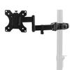 VIVO Steel Universal Full Motion Pole Mount Monitor Arm with Removable 75mm and 100mm VESA Plate, Fits 17 to 32 inch Screens, Black, MOUNT-POLE01A view 1