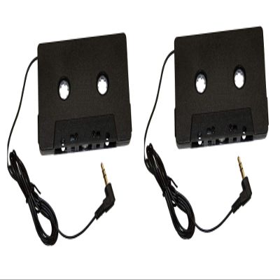 2 Pack - Cassette Tape Audio Adapters