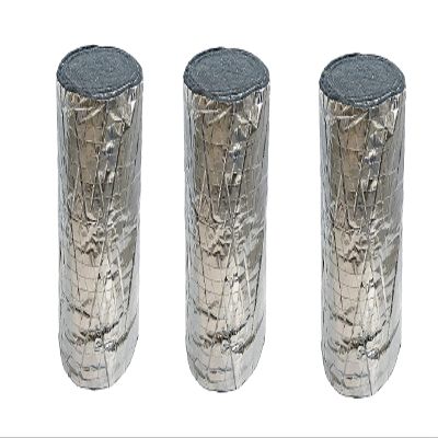 Frost King CF55 Foil Backed No Itch Natural Cotton Duct Wrap, 12-Inch x 1-Inch x 15-Feet (Pack of 3)