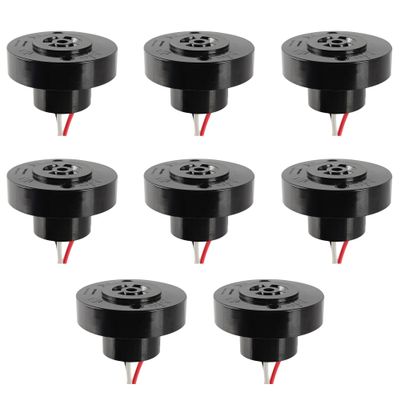 GBAYSA 8 Pack Photocell Light Sensor,Locking Style Photo Sensor Receptacle,Photo Control Base Light Sensor Switch for Street Garden Outdoor Light