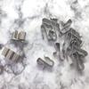 50 Pack 20mm Total Length Stainless Steel Cable Clips Stainless Steel Double-clamp Frame Wire Clips view 3